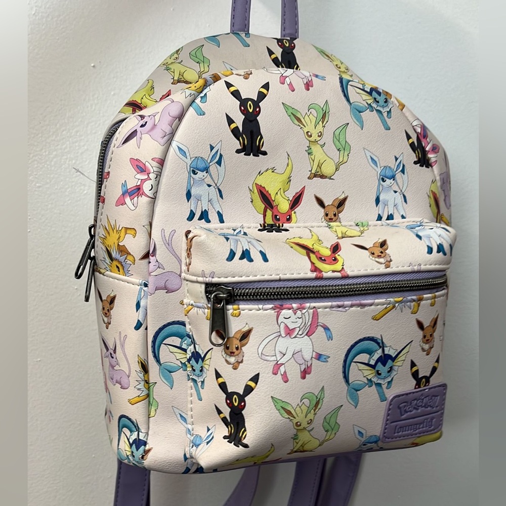 NWOT Loungefly Pokémon Eevee Eeveelutions Mini Backpack
